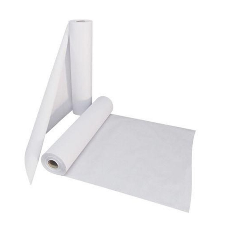 LENCOL HOSPITALAR PAPIER BRANCO  ESCURO 70x50