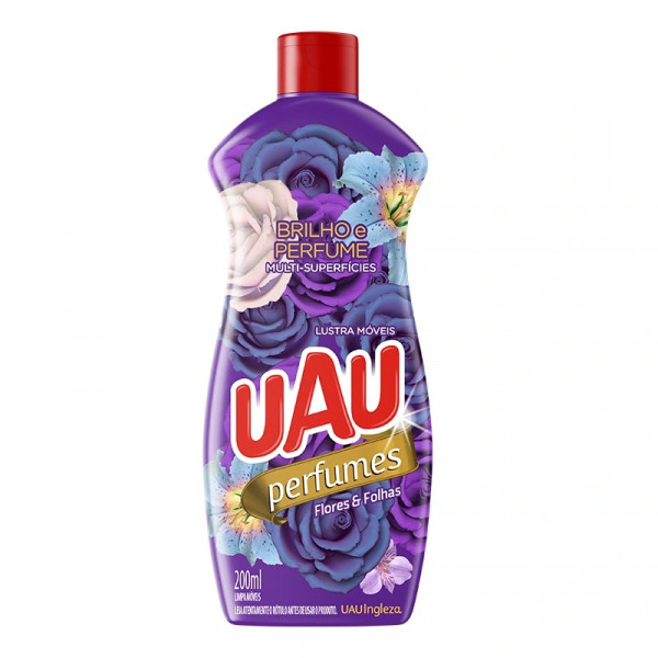 LUSTRA MOVEIS UAU PERFUMES FLORES E FOLHAS  200ml