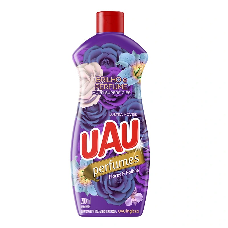 LUSTRA MOVEIS UAU PERFUMES FLORES E FOLHAS  200ml