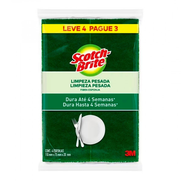 ESPONJA DUPLA FACE SCOTCH BRITE LV4Pg3