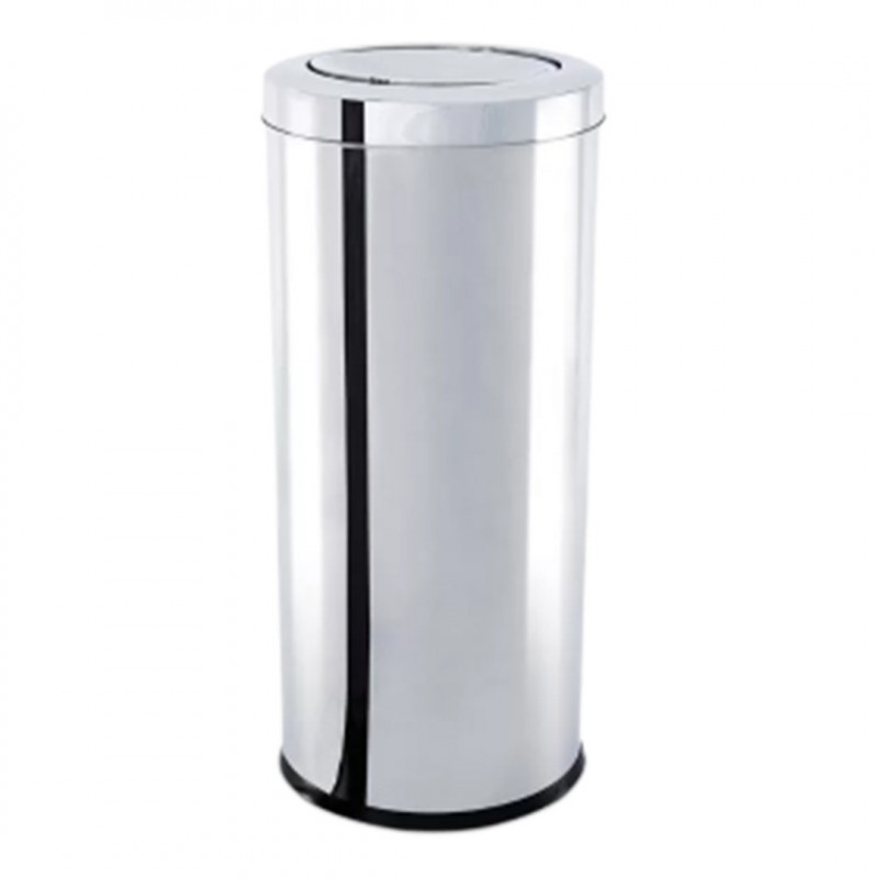 LIXEIRA INOX BRINOXBASCULANTE 28L 25x60
