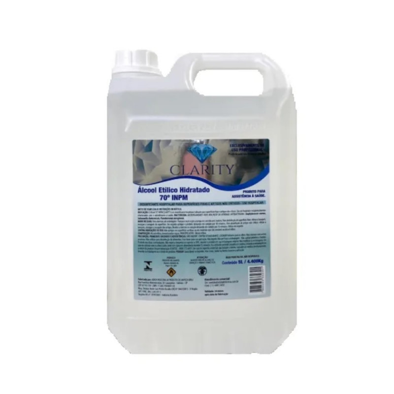 ALCOOL LIQUIDO 70% CLARITY 5L