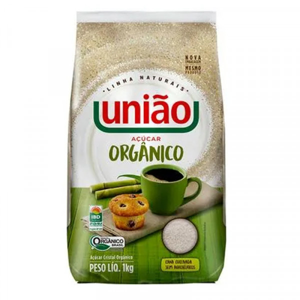 ACUCAR CRISTAL ORGANICO UNIAO  1Kg