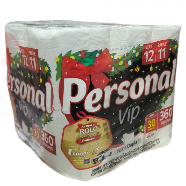 PAPEL HIG PERSONAL VIP FD  30m LV12 PG11Un  REF: PVC11