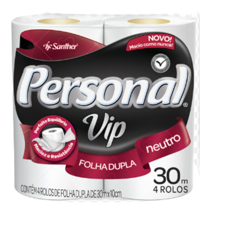PAPEL HIG PERSONAL VIP FD 30x4Un PAPEL HIG PERSONAL VIP FD 30x4Un